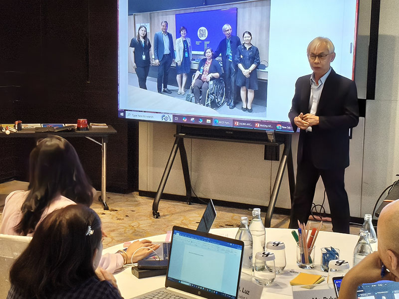 APCD was invited by the Asian Disaster Preparedness Center (ADPC) to share lesson learned and experiences on Disability-Inclusive Disaster Risk Reduction (DIDRR) at the Pullman G Hotel, Bangkok.