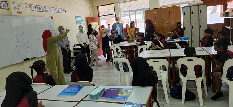 Muhyyiddin School and Huravee School were visited by the Thailand mission members.