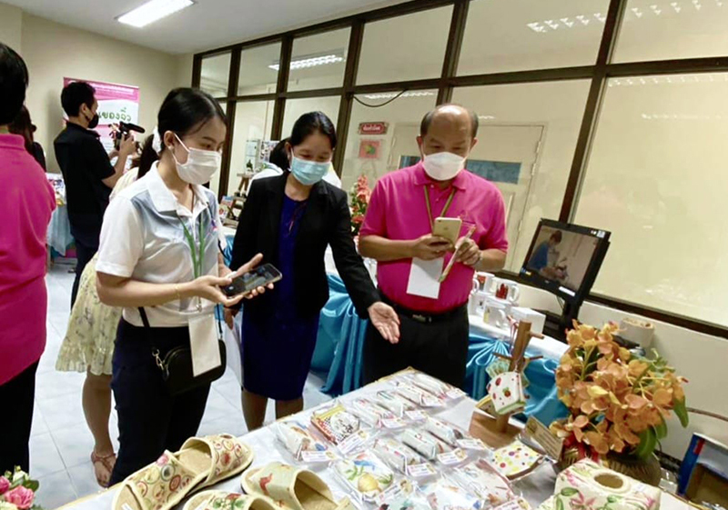 Touring key practical activities that developed their capacities at the Center