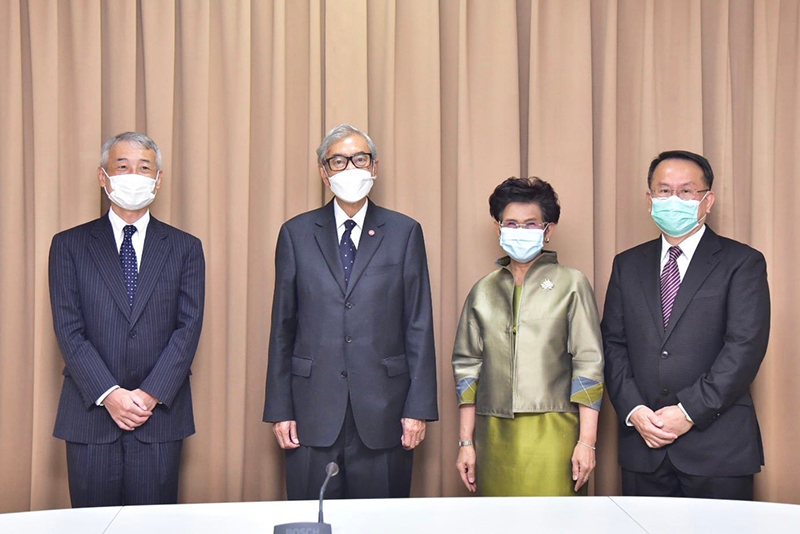 On 12 January 2022, Mr. MORITA Takahiro, the Chief Representative of Japan International Cooperation Agency (JICA) Thailand Office, presented "the 17th JICA President Award" on behalf of JICA Headquarter in  Japan, to Dr. Tej Bunnag, the President of the Asia-Pacific Development Center on Disability Foundation. 