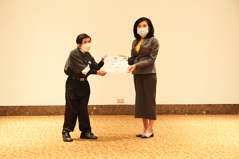 7 September 2022, Congratulations to trainees with disabilities who graduated in the internship program of APCD 60+ Plus Vocational skills training in the Hospitality business project at the Centra by Centara Hotel Chaeng Watthana of the year 2022.