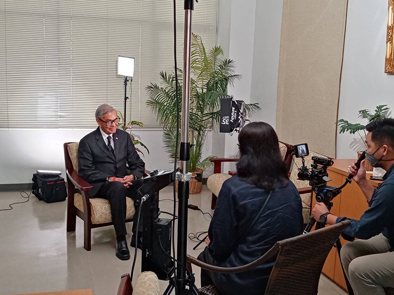 On 3 October 2022, H.E. Mr. Tej Bunnag (APCD Foundation President) gave an interview to support the APCD 60+ Plus projects (Disability-Inclusive Business) implementation.