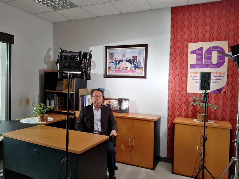 On 3 October 2022, H.E. Mr. Tej Bunnag (APCD Foundation President) gave an interview to support the APCD 60+ Plus projects (Disability-Inclusive Business) implementation.