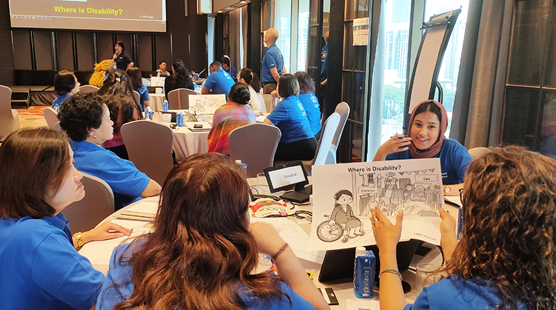 Group discuss about where is Disability.