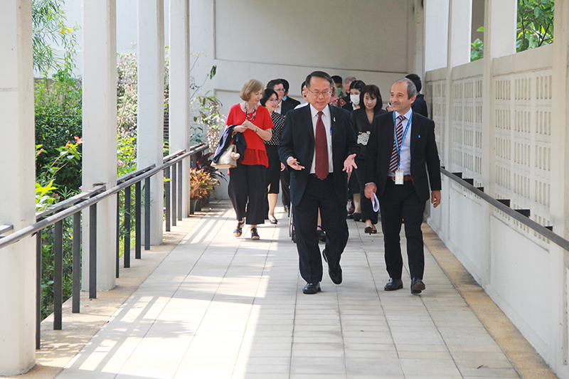 Mrs. Ureerat Chareontoh, the Director-General of the Thailand International Cooperation Agency (TICA) led TICA's Cooperation partners in Thailand visited the Asia-Pacific Development Center on Disability, on 23 February, 2023, 