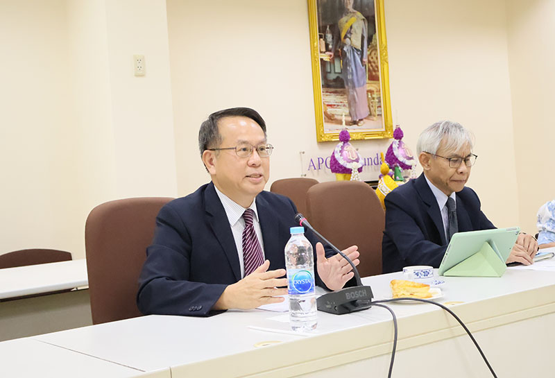 Mr. Piroon Laismit, APCD Executive Director, expressed his appreciation for the visit of JICA delegation