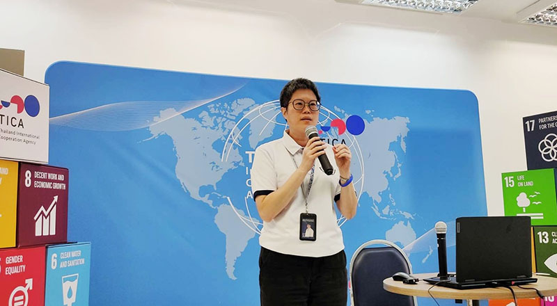Miss Pin Sridurongkatum, Secretary of the Department, TICA opened the session with a remarkable message on unity and rights.