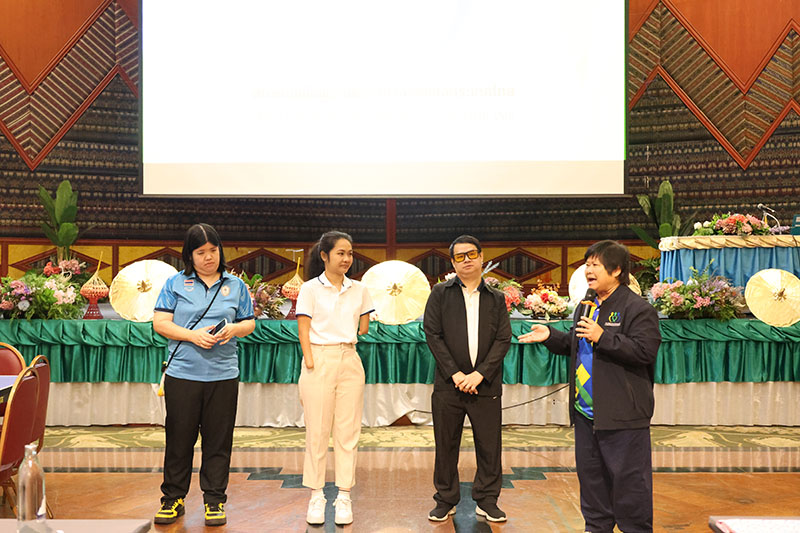 Mr. Watcharapol Chuengcharoen (Chief of Networking & Collaboration), Ms. Siriporn Praserdchat (Logistics Officer), and Ms. Supaanong Panyasirimongkol (Networking & Collaboration Officer) resource persons from APCD were introduced by Mrs. Nuchgalee Klaysuwan.