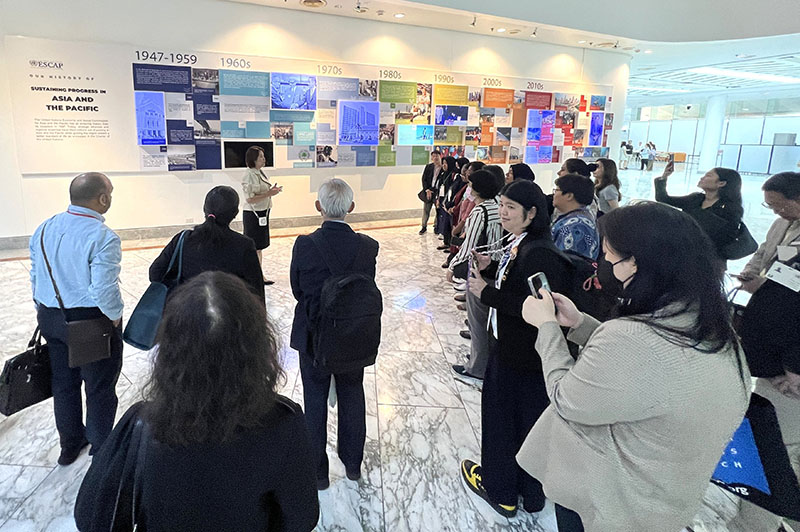 The Program on Tour at APCD Premises and vist United Nations Conference Center.