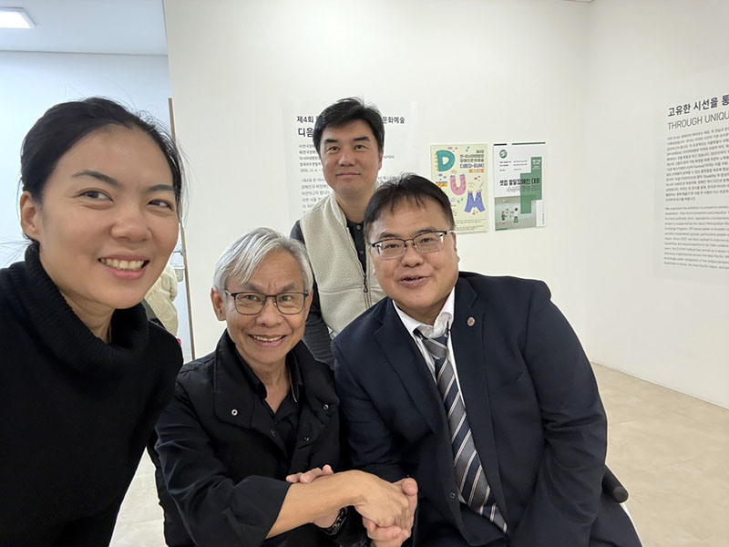 ผู้แทนไทยกับ Disabled Peoples’ International-Korea เจ้าภาพในงานนิทรรศการศิลปะที่คนพิการมีส่วนร่วม 