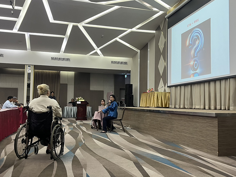 APCD staff learned how Vulcan Coalition conducts effective sessions to empower an audience of over 120 individuals with disabilities, focusing on a personal diagnostic test.