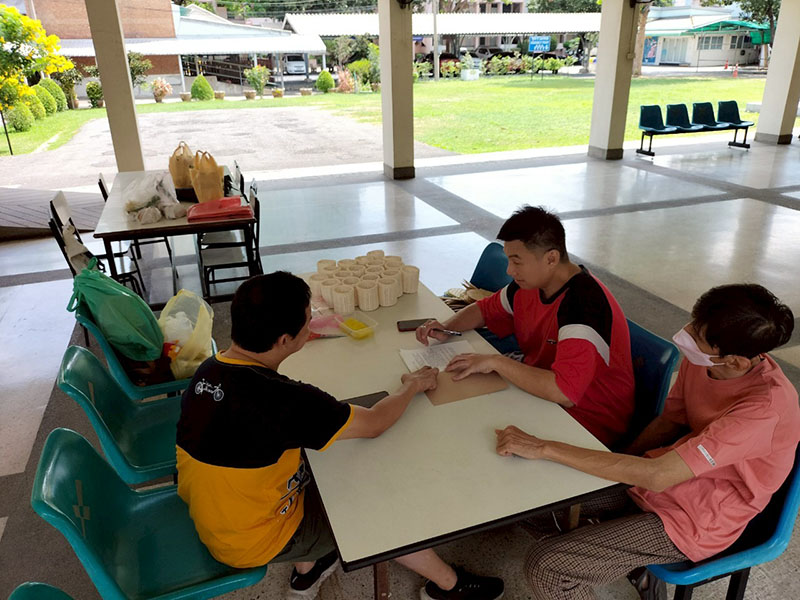 The members discussed future plans and activities during their monthly meeting.