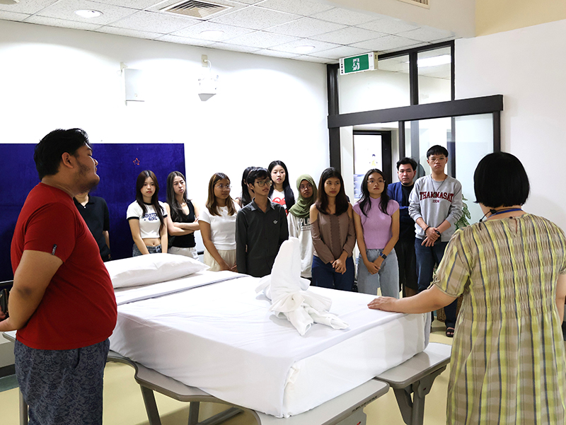 The student observed the training program of the Skills Development for Thai Persons with Disabilities Towards Inclusive Employment and Business Project for the year 2025.