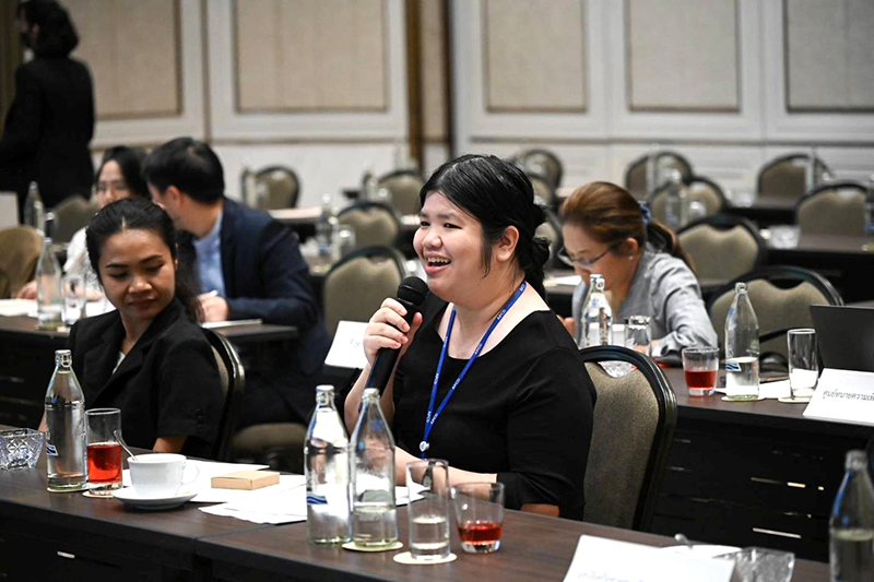 Ms. Supaanong Panyasirimongkol, APCD Networking & Collaboration Officer give inputs and suggestions for AICHR Thailand 2026 Priority Program