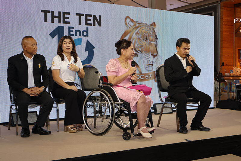 National Defence College of Thailand Class 67 and APCD Collaborate on Disability Awareness Workshop on “Basic Understanding on persons with disability “at CentralWorld Exhibition