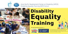 Disability Equality Training DET Facilitator Training 2025