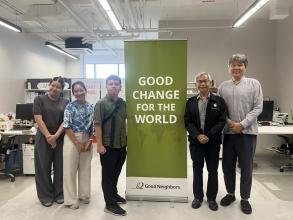 A group photo of Good Neighbors Foundation (Thailand) and APCD Representatives.